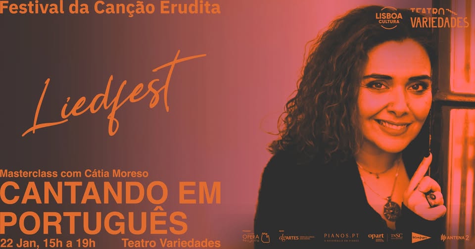 Cantando em português | masterclasse com Cátia Moreso