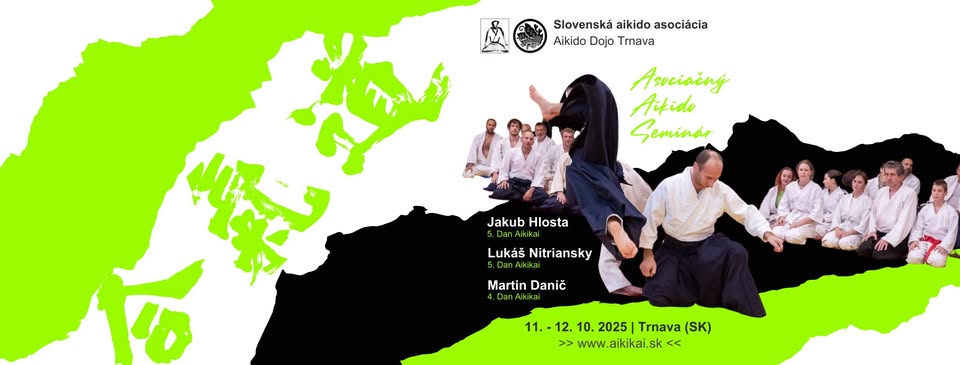 Aikido Aikido Seminar Trnava (SK) 11. - 12. October 2025