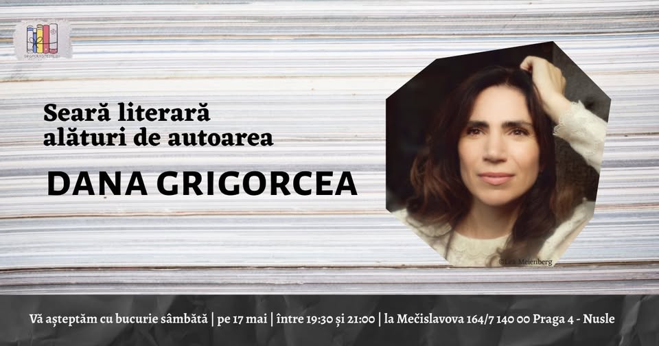Seară literară alături de Dana Grigorcea