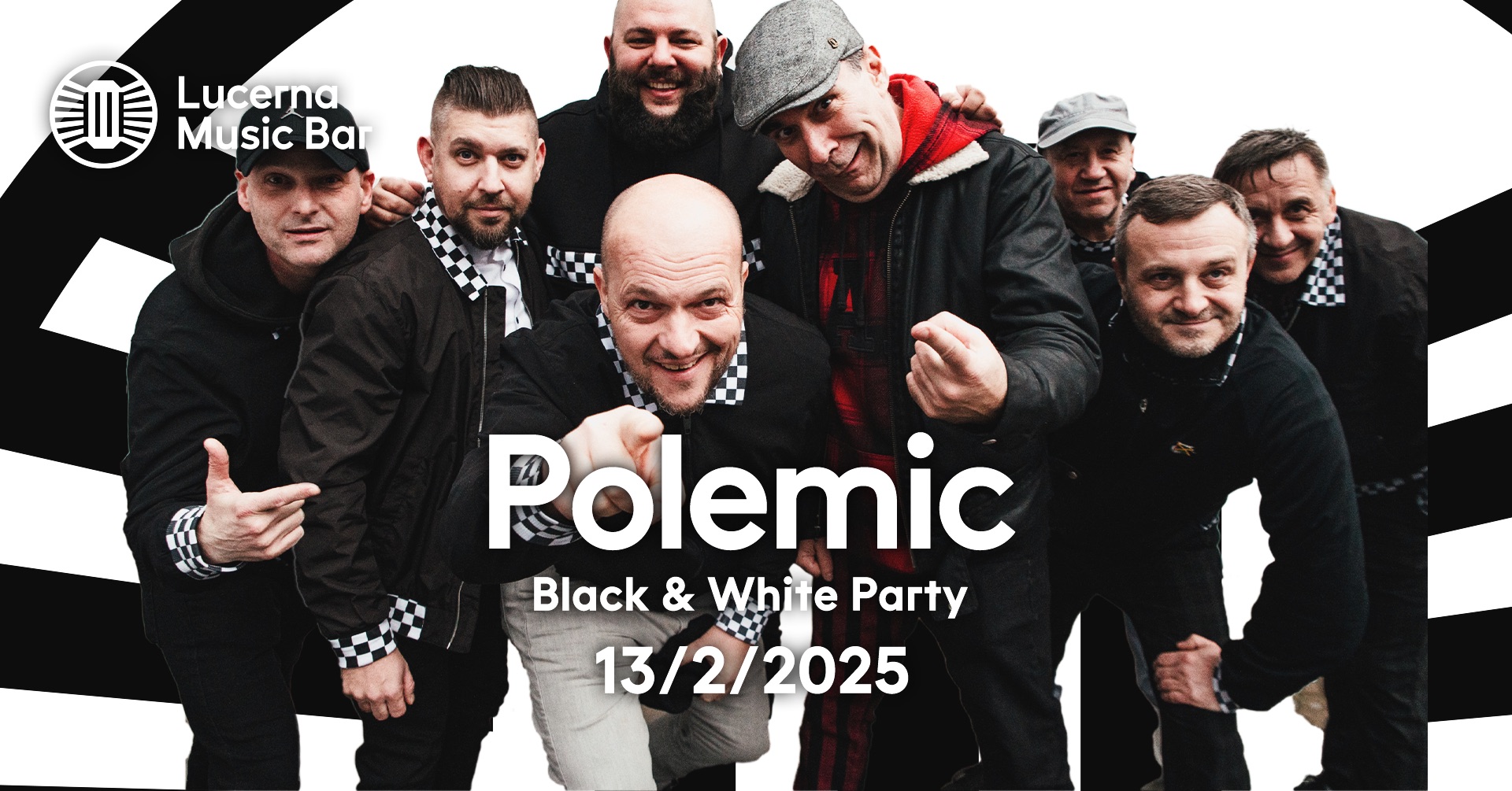Polemic – Black & White Party | Lucerna Music Bar