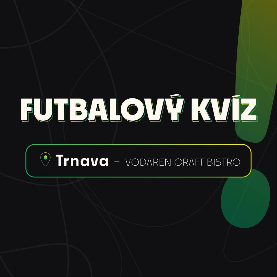2. futbalový kvíz vo VODAREN craft bistro