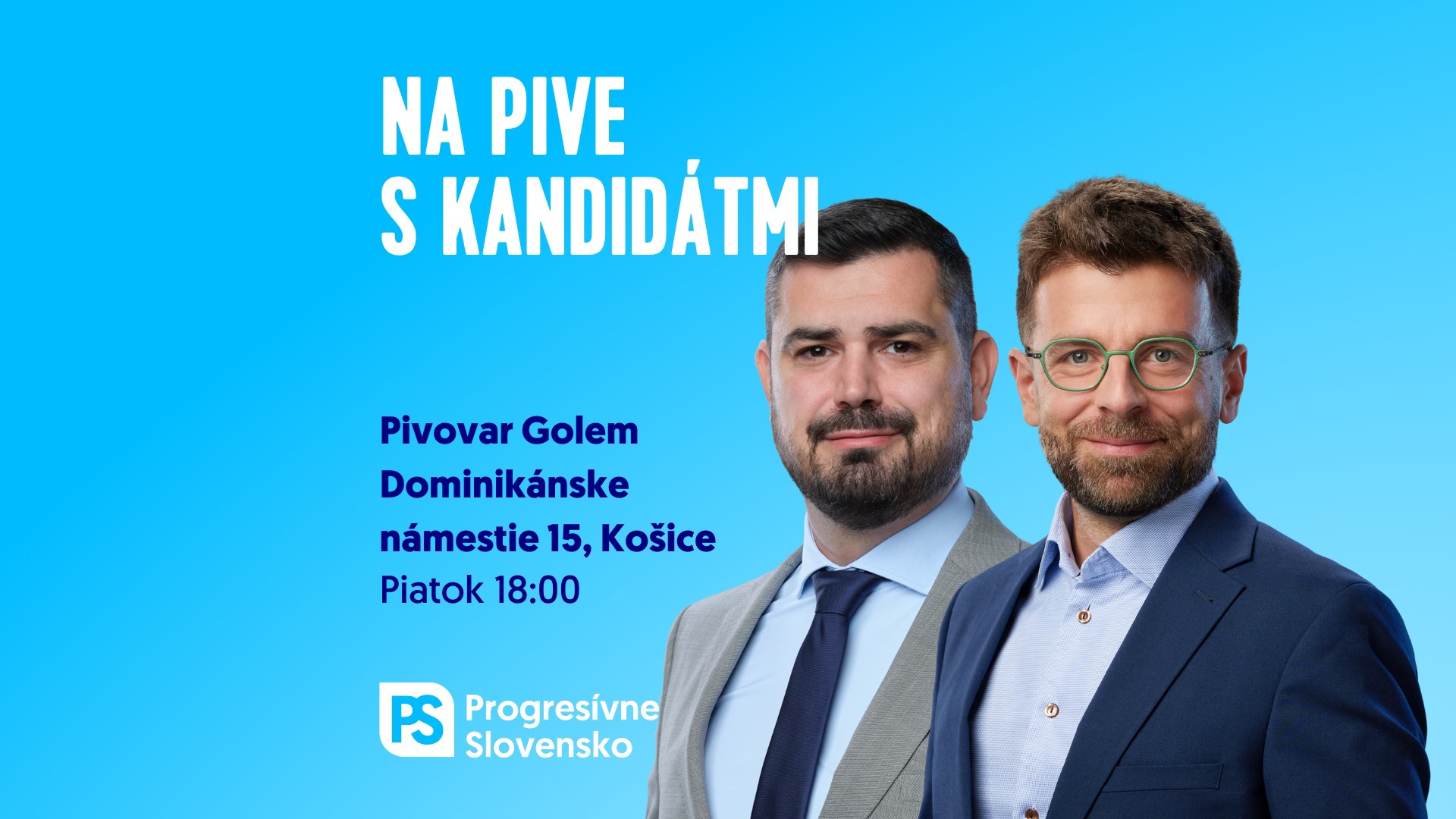 Na pive s kandidátmi