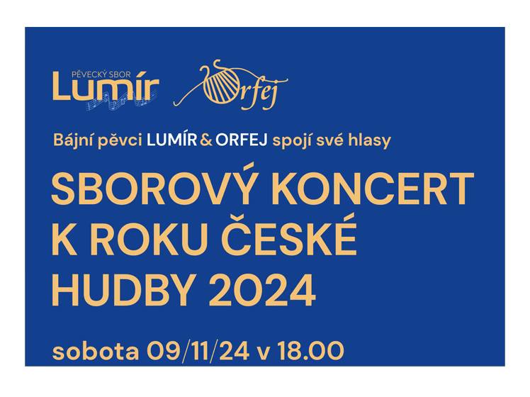ORFEJ na Sborovém Koncertě Roku České Hudby 2024