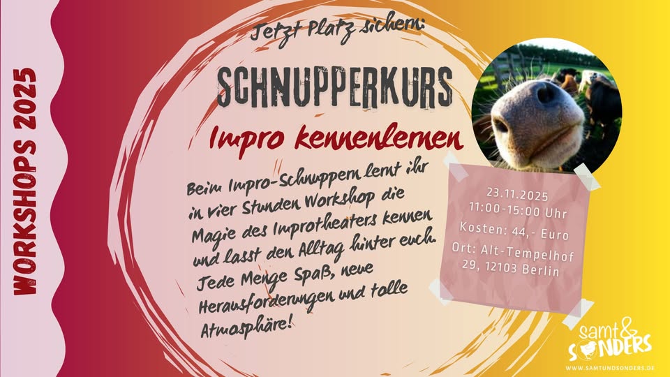 Schnupperkurs IMPROTHEATER