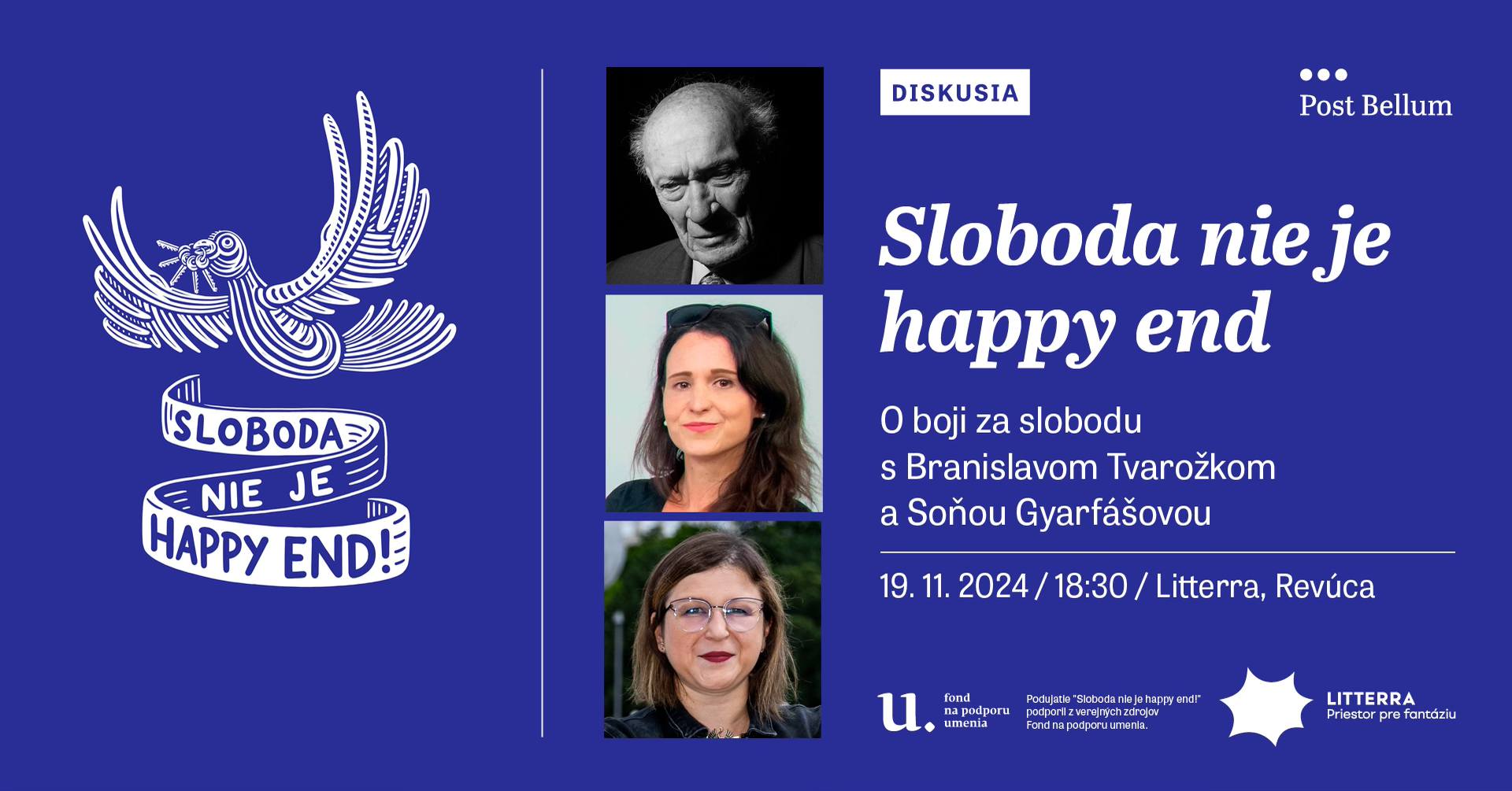 Freedom is not a happy ending!: about the fight for freedom with Branislav Tvarožko and Soňa Gyarfášová