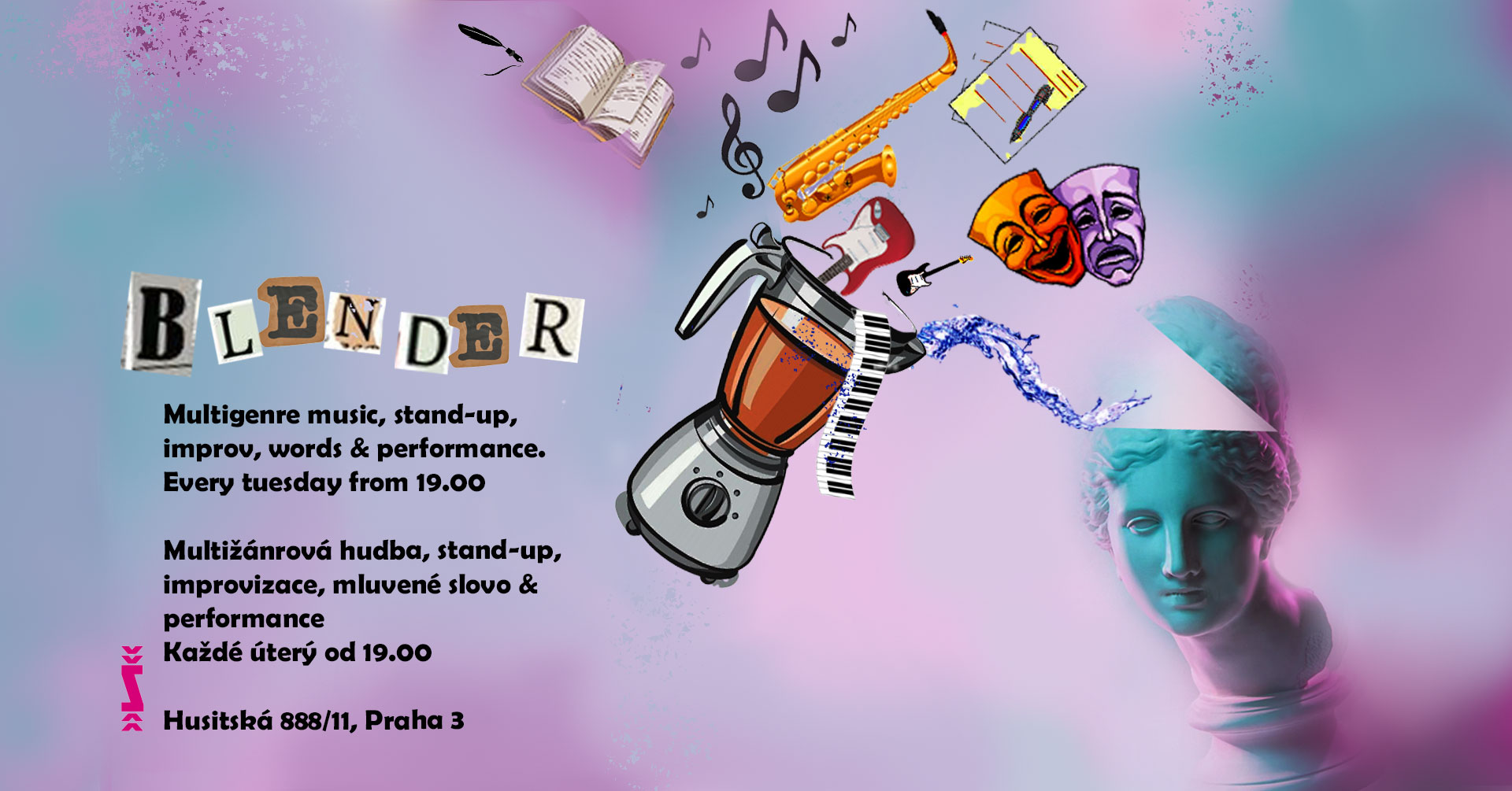 FINAL BLENDER pre summer break. Tuesday open stage sesh!