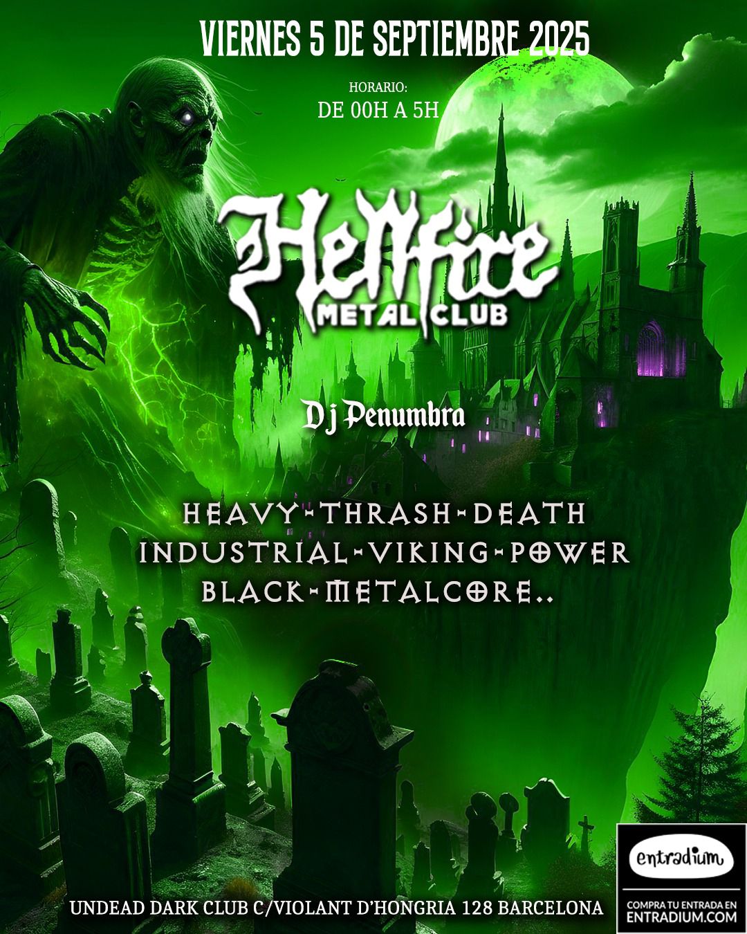 💀💀 HELLFIRE Metal Club - 5 de Septiembre 💀💀