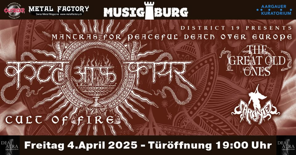 Cult of Fire- Mantras for Peaceful Death over Europe