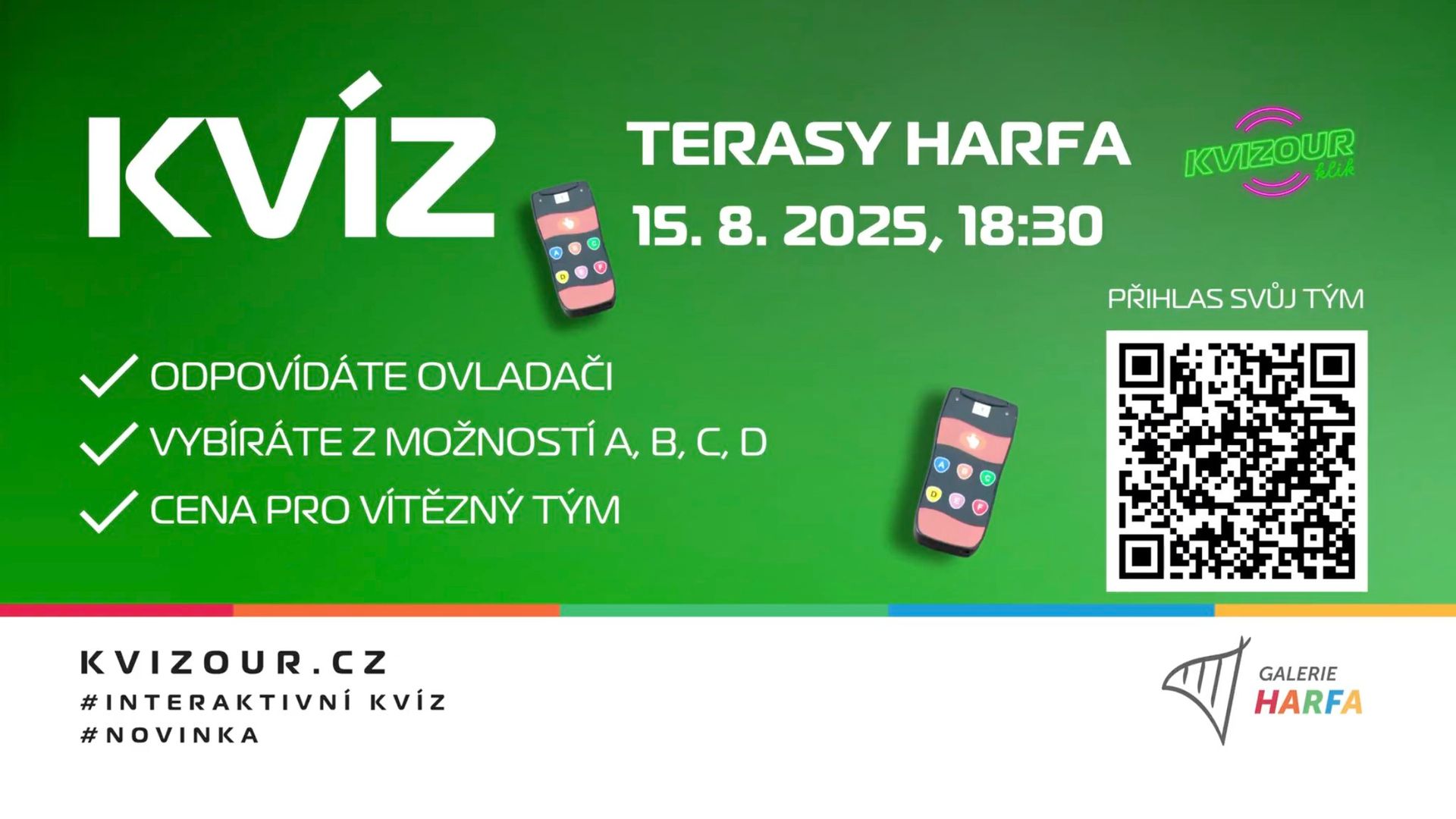 Interaktivní kvíz na Terasách Harfa - Kvizour KLIK