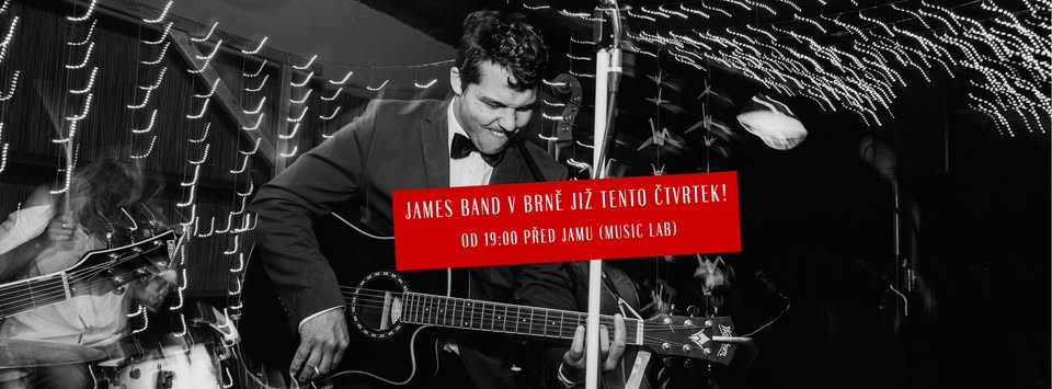 Rock'n'rollová tančírna s James band před JAMU
