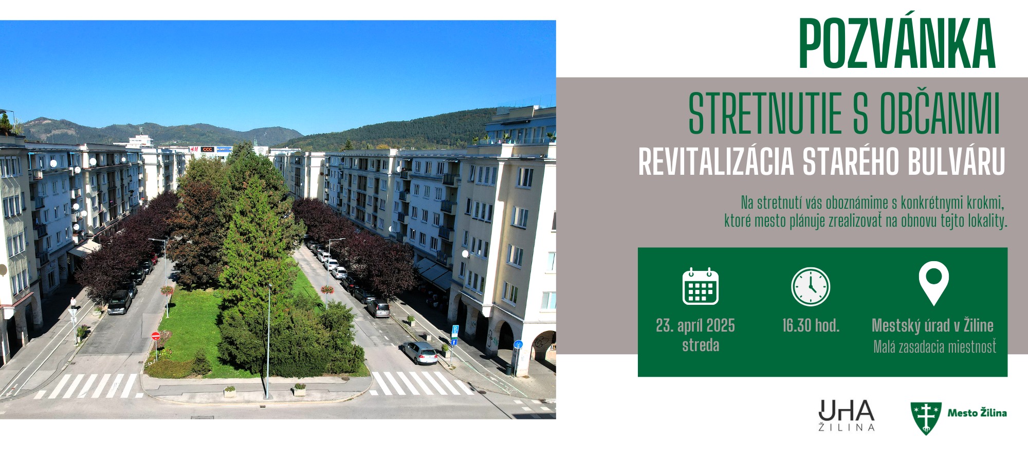Stretnutie s občanmi k revitalizácii Starého Bulváru