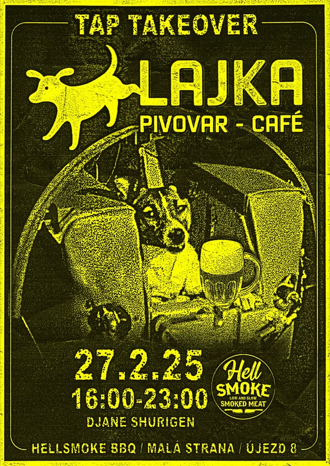 Pivovar a café LAJKA — Tap Takeover w/ Hell Smoke BBQ