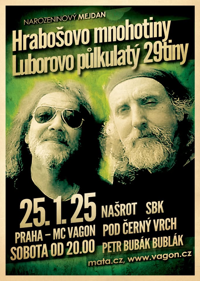 Luborovo půlkulaté 29tiny a Hrabošovo mnohotiny