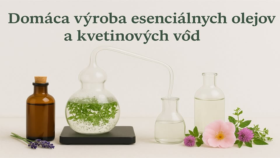 Domáca výroba esenciálnych olejov a kvetinových vôd