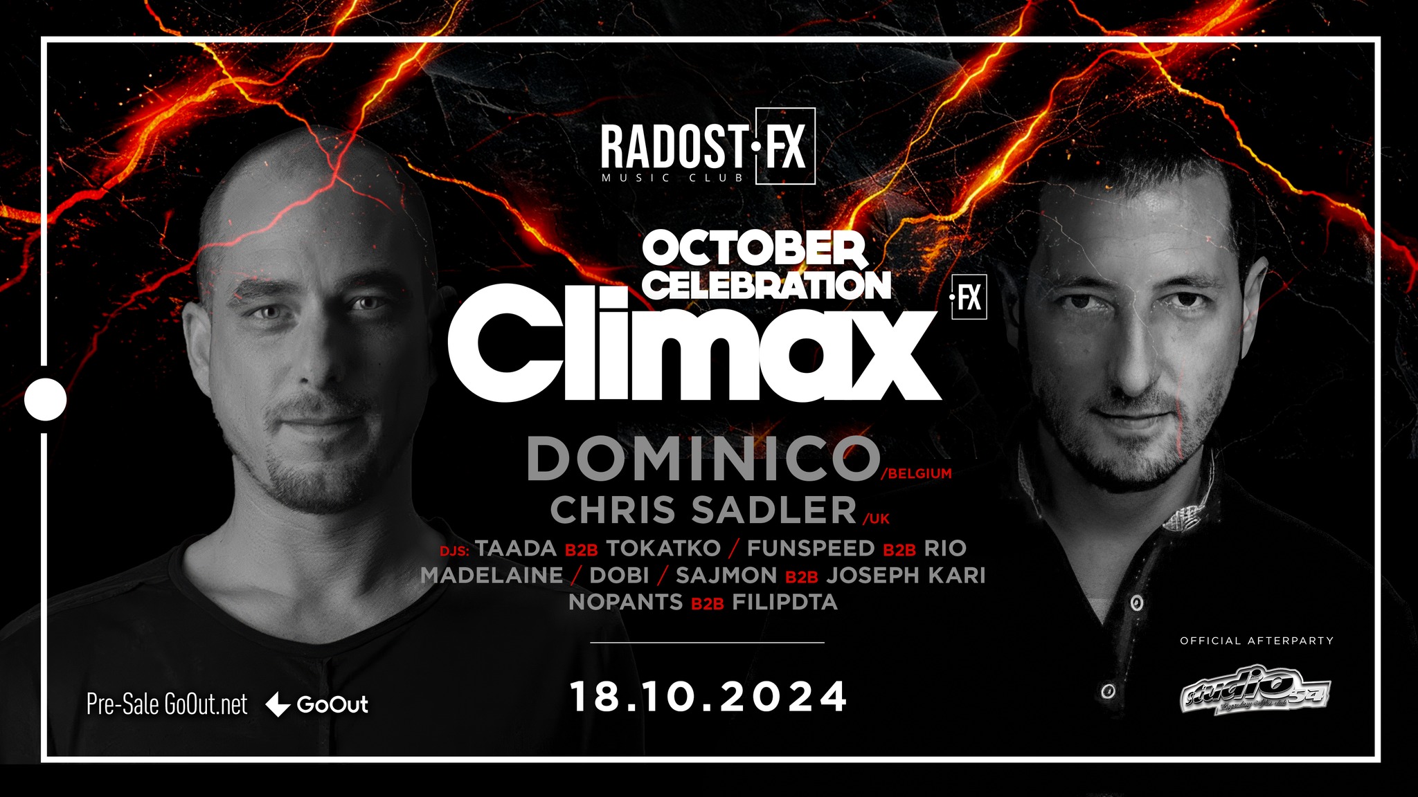 CLIMAX FX: OCTOBER CELEBRATION • RADOST FX • 18.10.2024