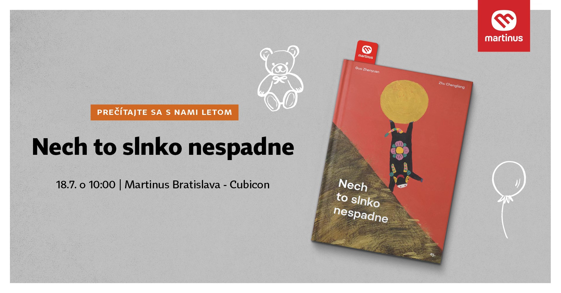 Prečítajte sa s nami letom - Nech to slnko nespadne