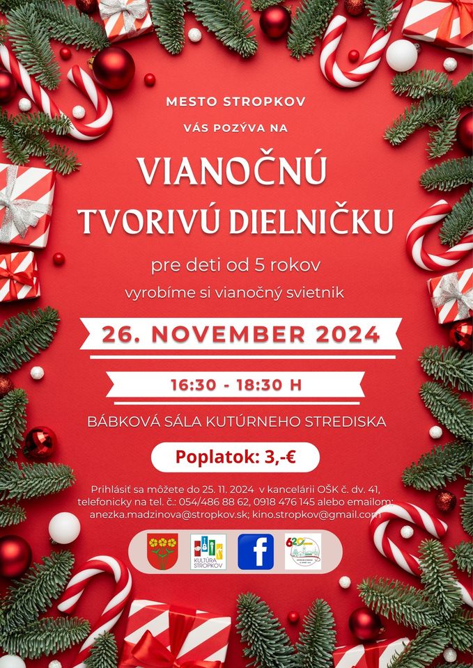 Vianočná tvorivá dielnička č. 2
