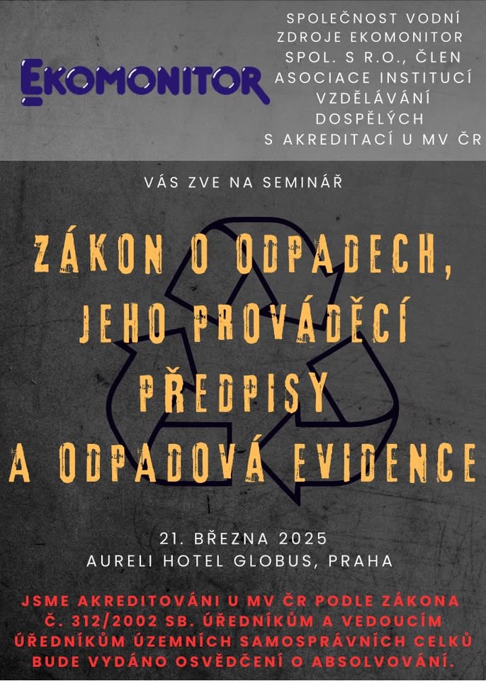 Zákon o odpadech, jeho prováděcí předpisy a odpadová evidence