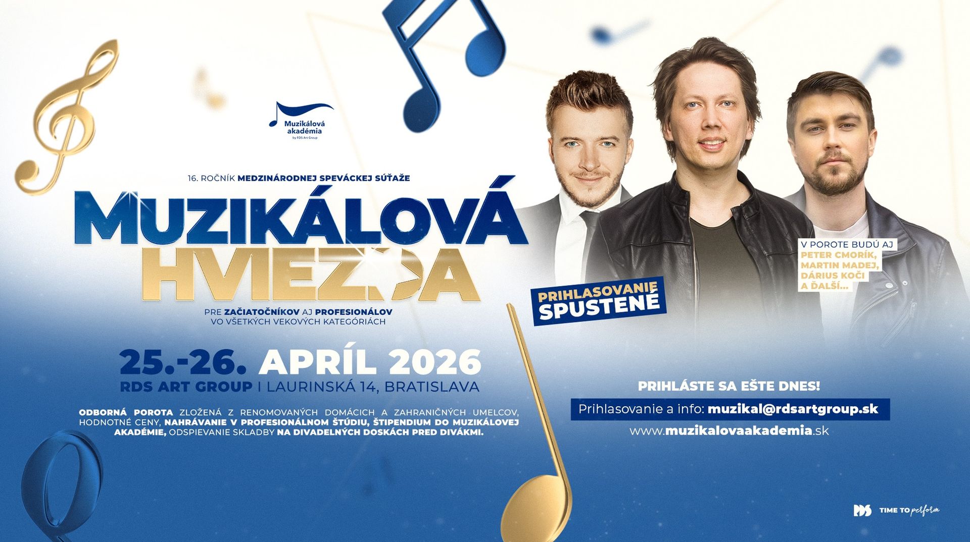 Muzikálová hviezda | 16. ročník speváckej súťaže