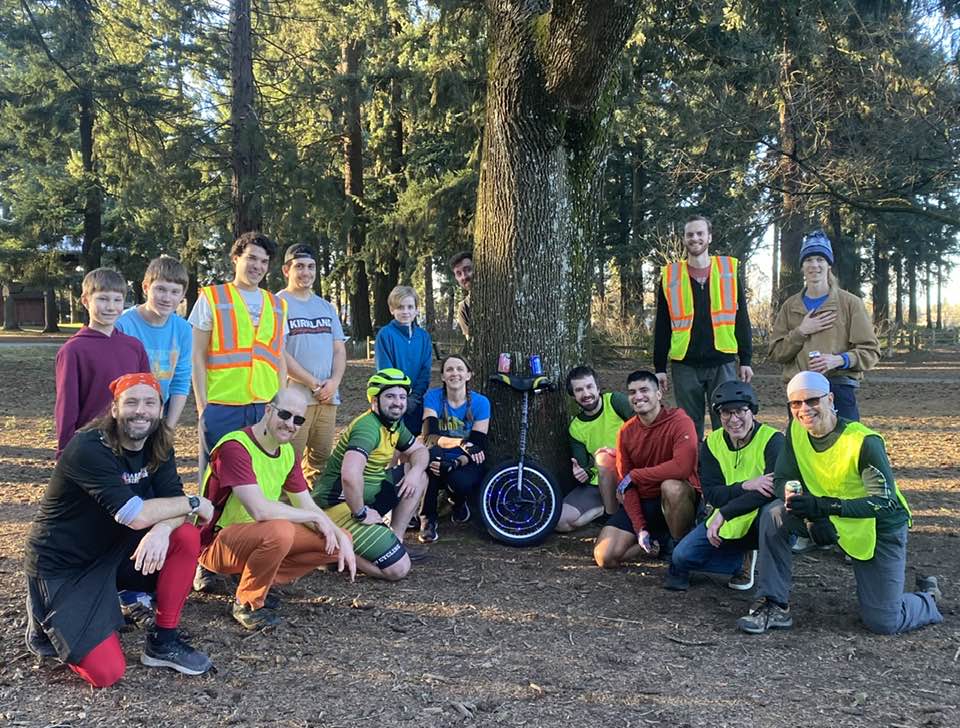 All levels mountain unicycling and Cyclocross practice