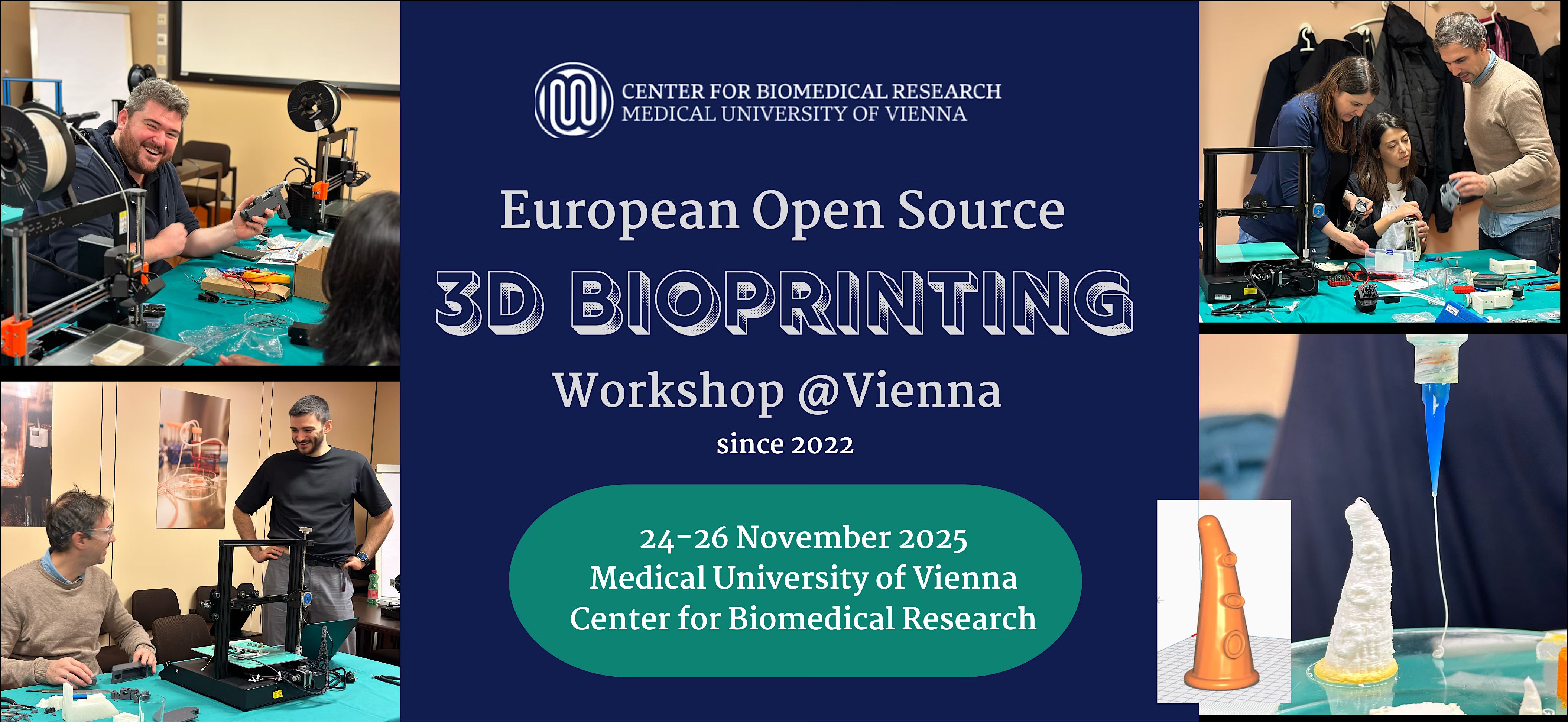 Open Source 3D Bioprinting Workshop - Winter 25 - Vienna
