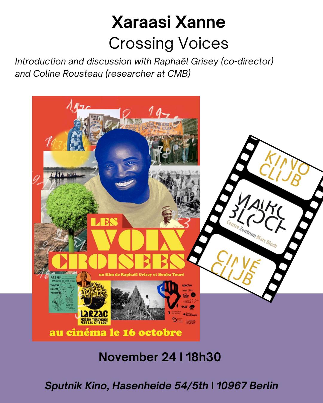 Ciné-Club : Xaraasi Xanne I Crossing Voices