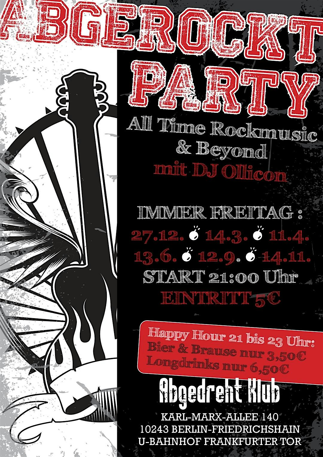 ABGEROCKT PARTY