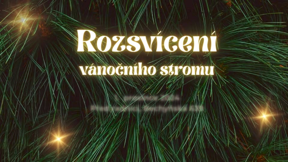 Rozsvícení vánočního stromu