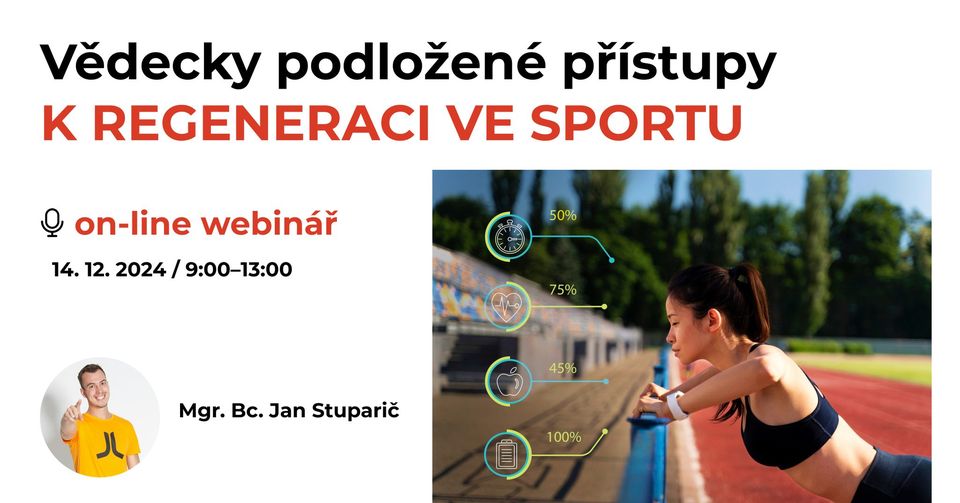 Webinář Vědecky podložené přístupy k regeneraci ve sportu