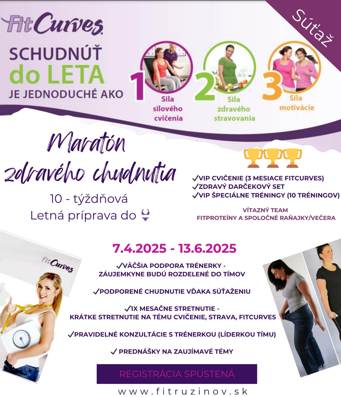 Maratón zdravého chudnutia - 10‐týždňová výzva do leta👙