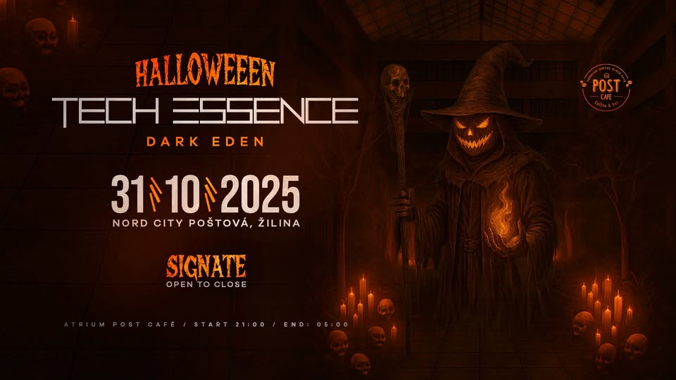 Tech Essence - Halloween “Dark Eden” | 31.10.2025 | Nord City, Žilina