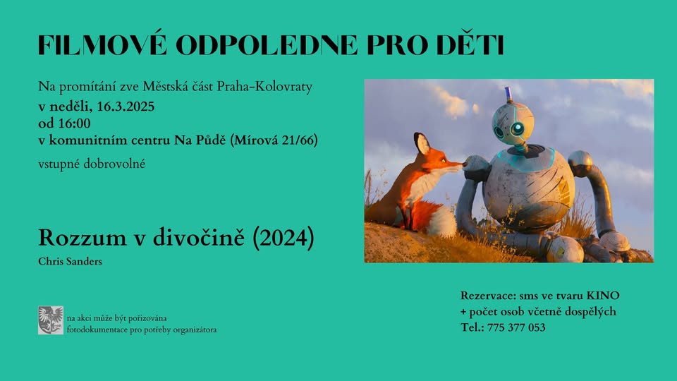 Filmové odpoledne pro děti
