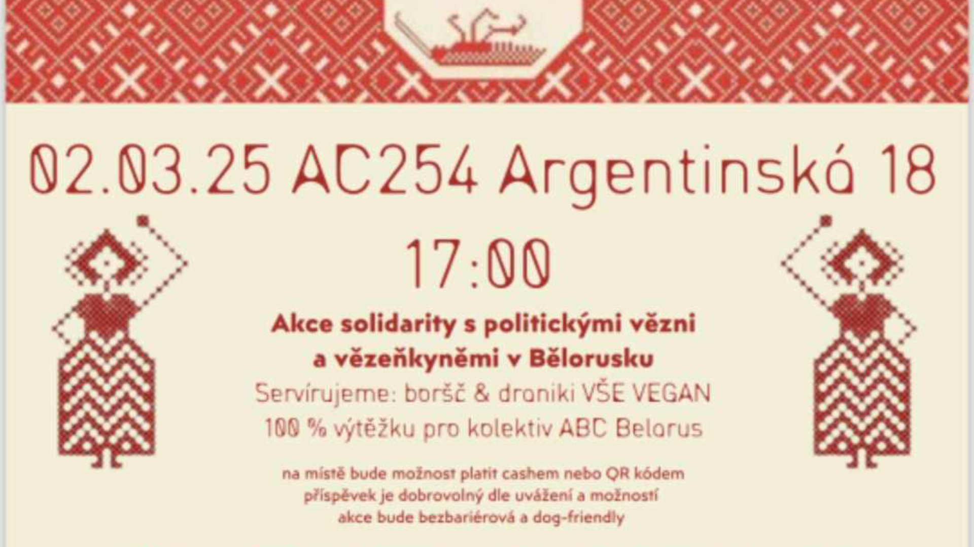 Benefiční boršč a draniki pro ABC Belarus