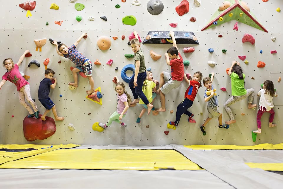 Společné lezení a bouldering