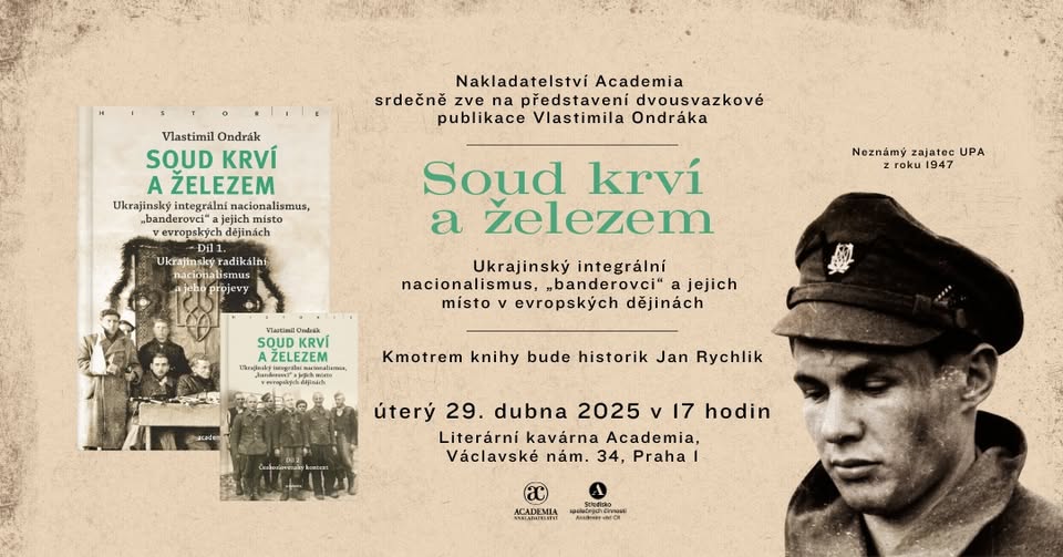 Prezentace knihy Vlastimila Ondráka Soud krví a železem