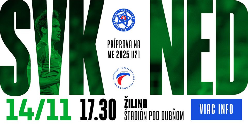 U21 SLOVENSKO - HOLANDSKO