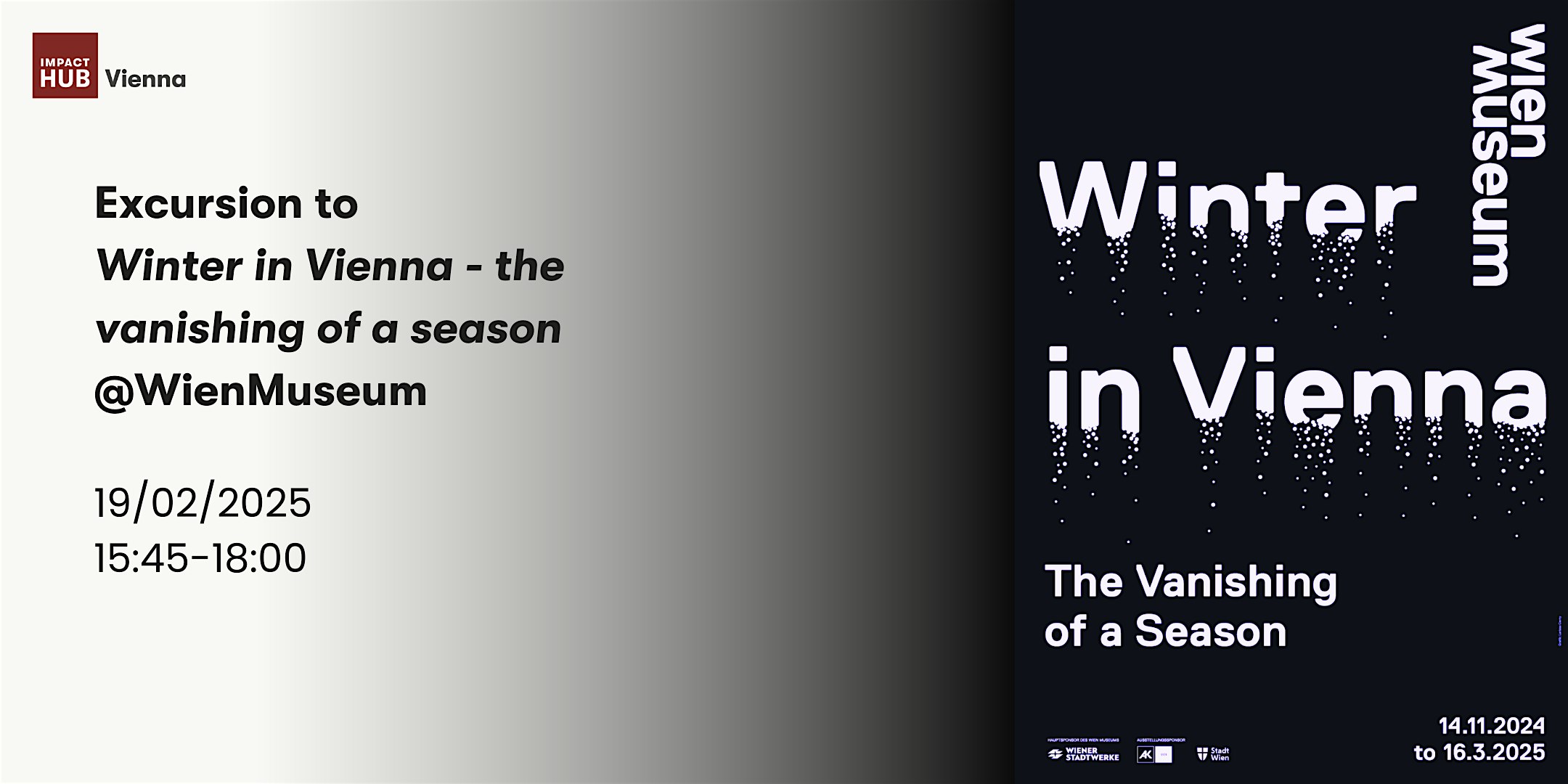 Excursion to Winter in Vienna - the vanishing of a season @WienMuseum