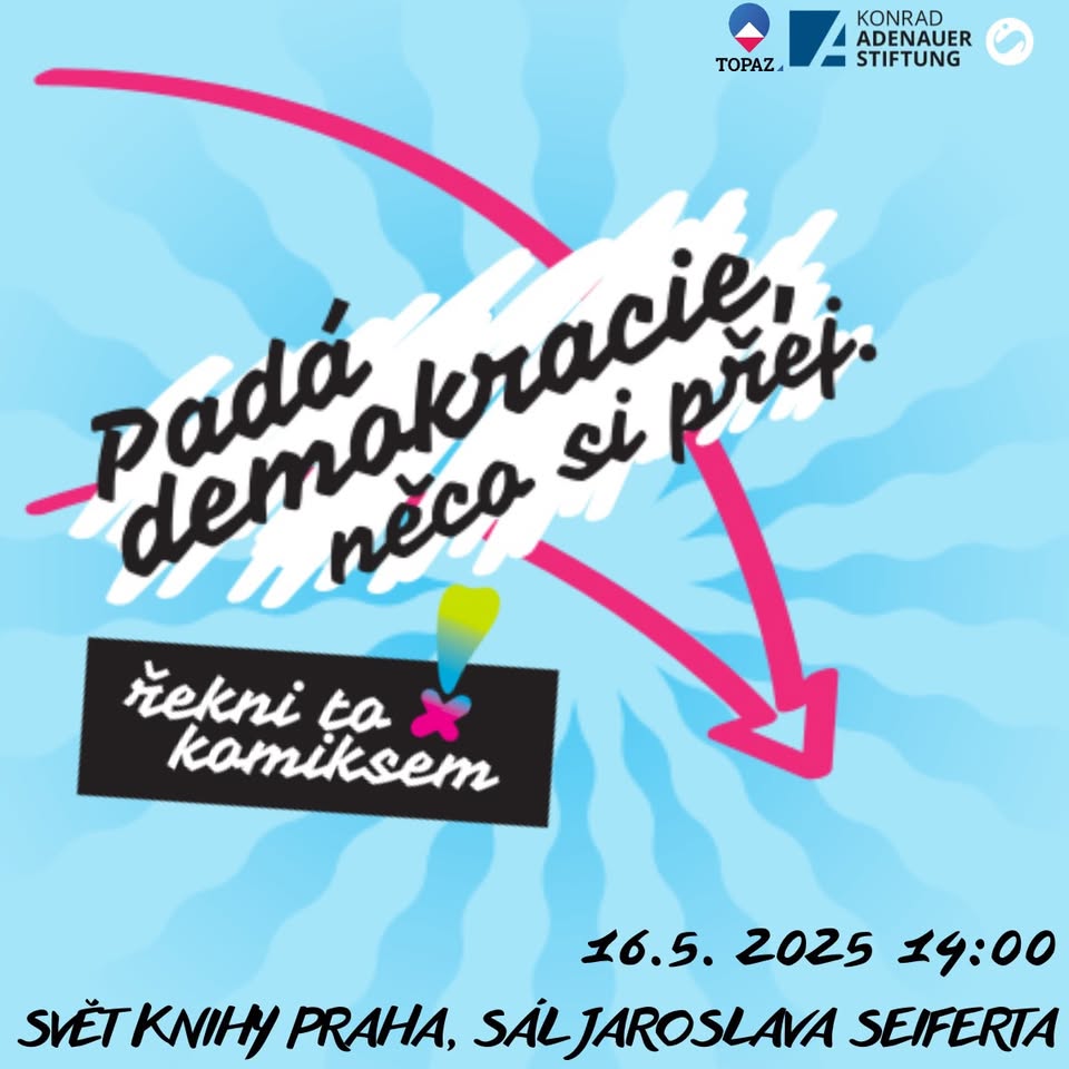 Řekni to komiksem: Padá demokracie, něco si přej - debata na Světu knihy