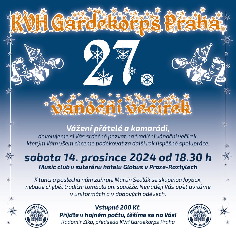 27. Vánoční večírek KVH Gardekorps-Praha