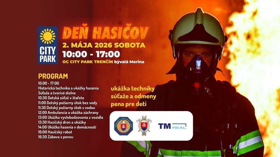 Deň hasičov v CITY PARK Trenčín 🔥