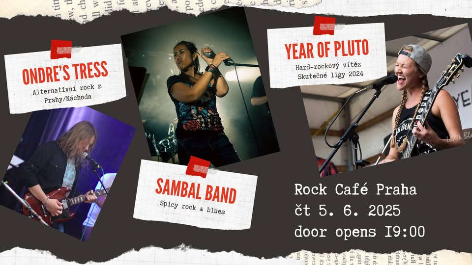 Ondre's Tress & Sambal Band & Year Of Pluto v Rock café