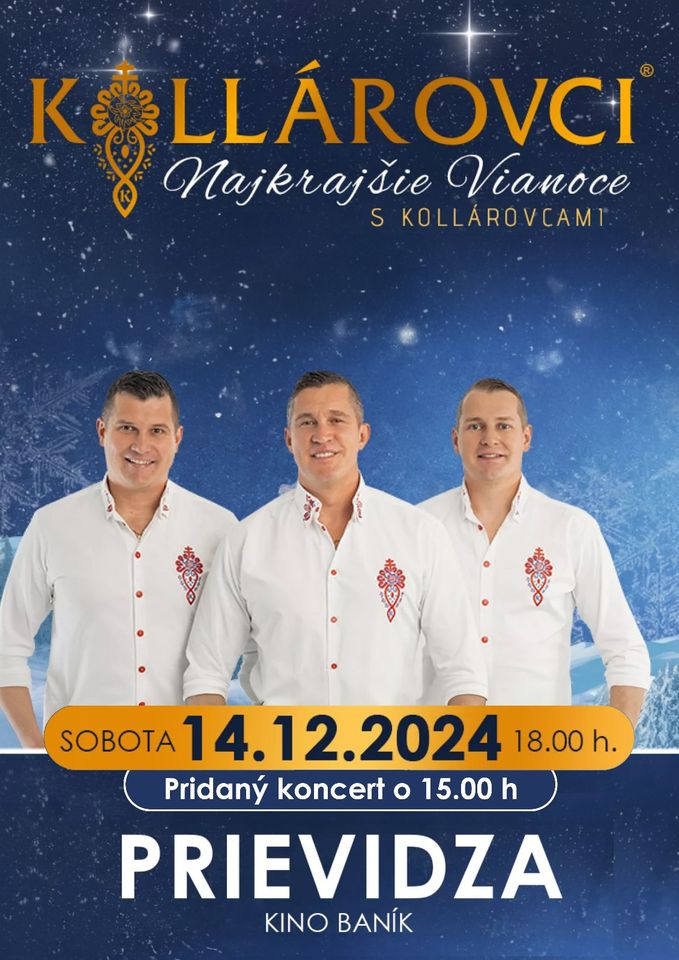 Najkrajšie VIANOCE s KOLLÁROVCAMI 2024