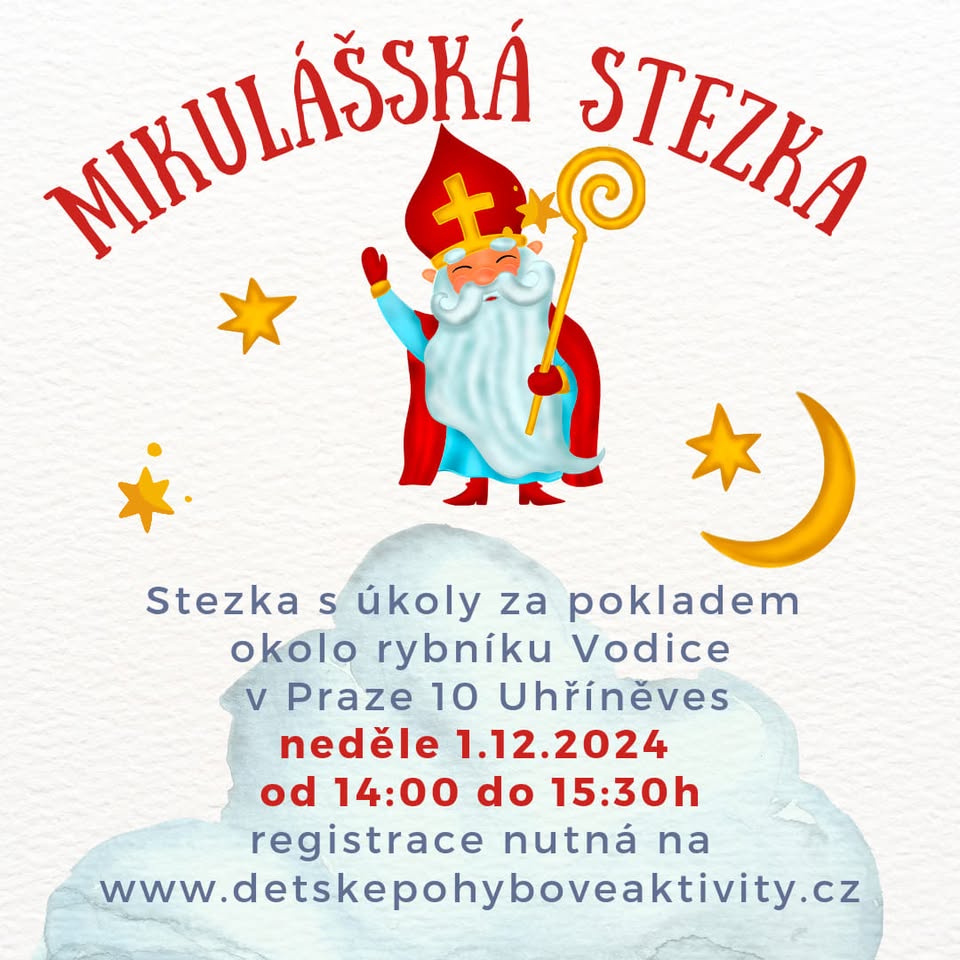Mikulášská stezka za pokladem okolo rybníku