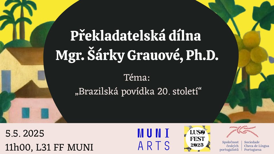 Brazilská povídka 20. století: Překladatelská dílna Mgr. Šárky Grauové, Ph.D.