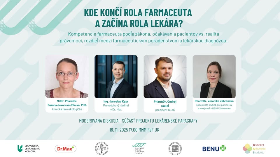 Lekárenské paragrafy - Moderovaná diskusia