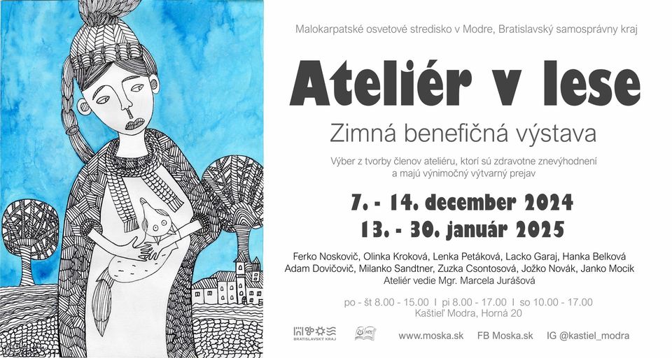 Zimná benefičná výstava - ATELIÉR V LESE