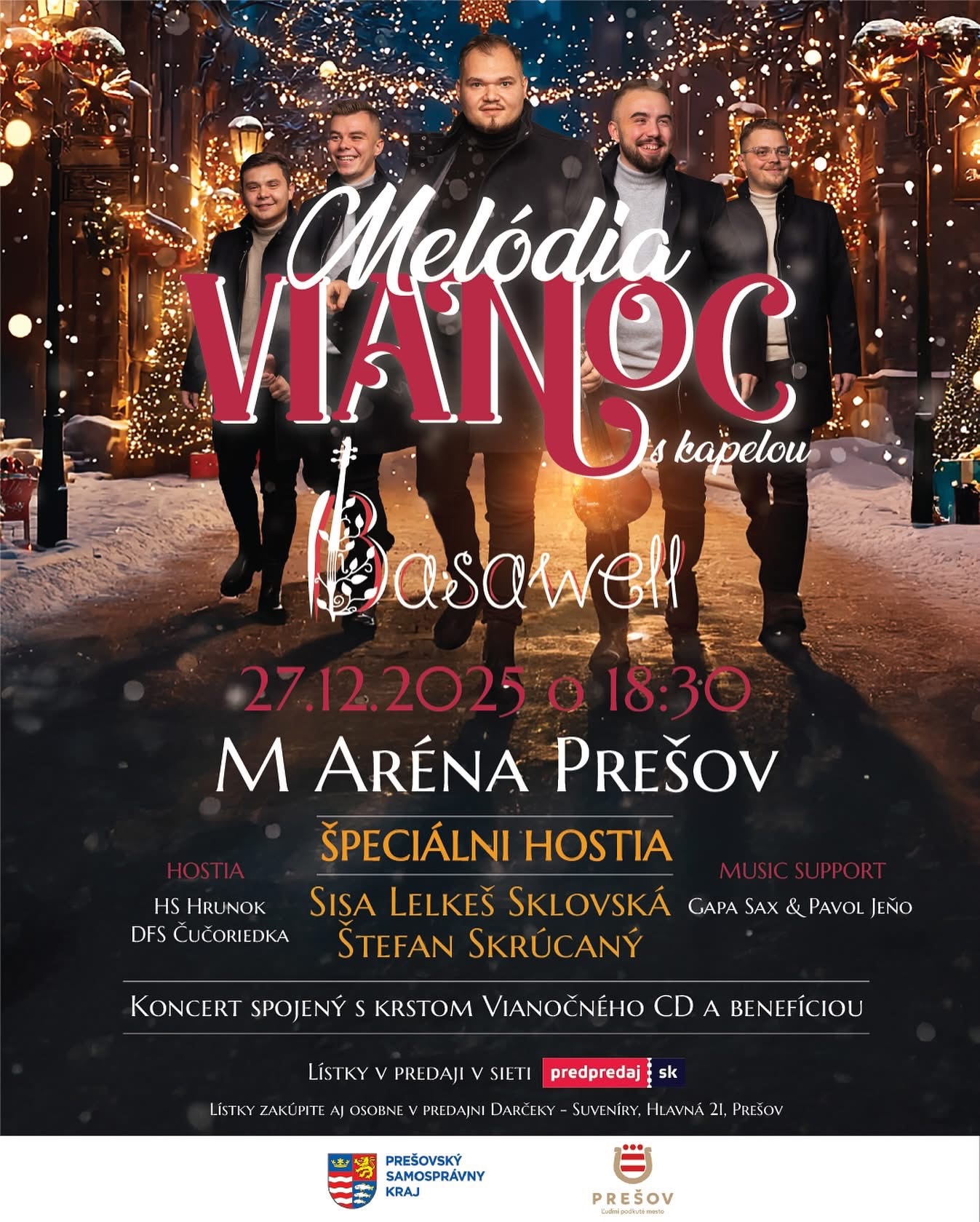 Melódia Vianoc s kapelou BASAWELL