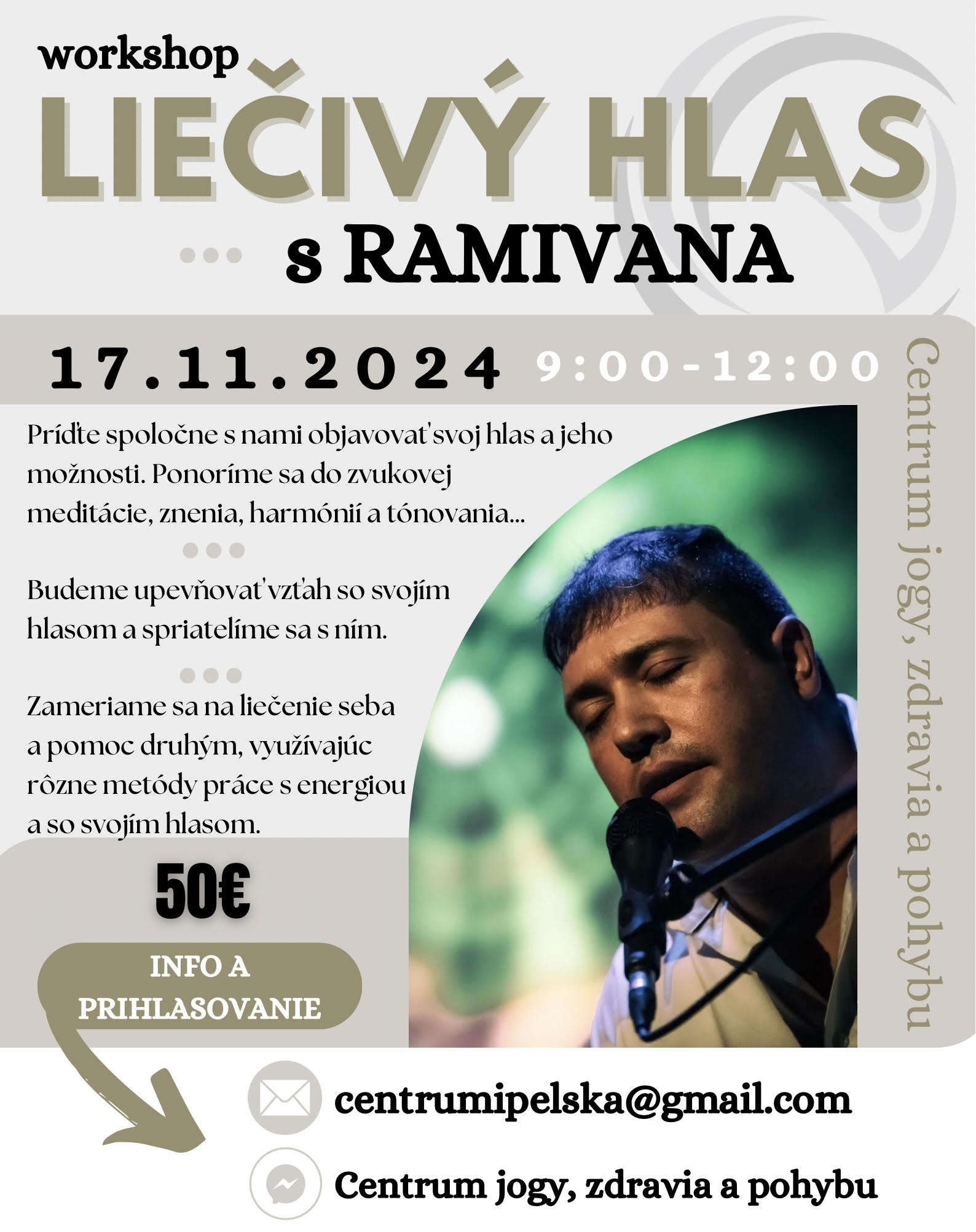Liečivý Hlas - Workshop