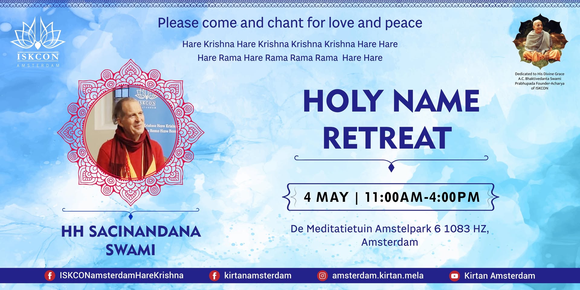 Holy Name Retreat with Sacinandana Swami