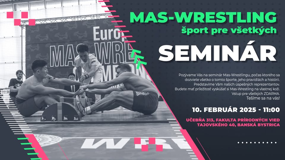 Mas-Wrestling - šport pre všetkých